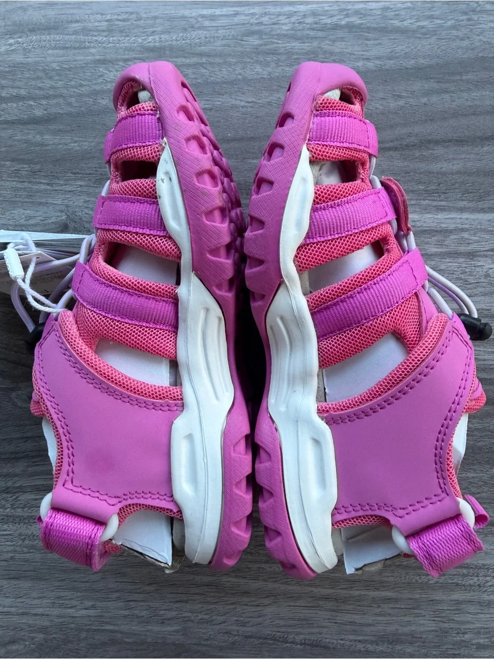Geox Respira Girls Water Friendly Pink Hiking Sandals Water Shoes Sz 28 / 10.5US